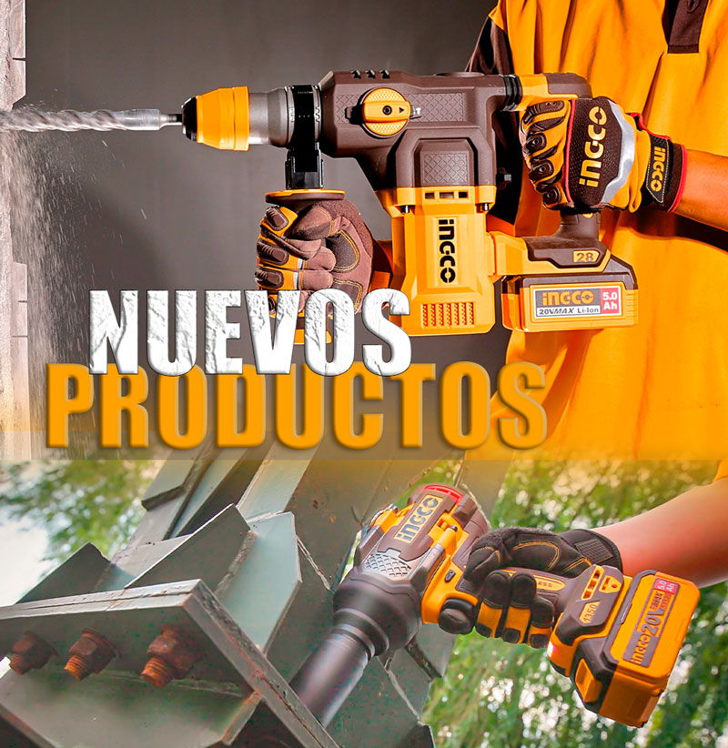 Productos nuevos INGCO -Rotomartillos, pulidoras INGCO